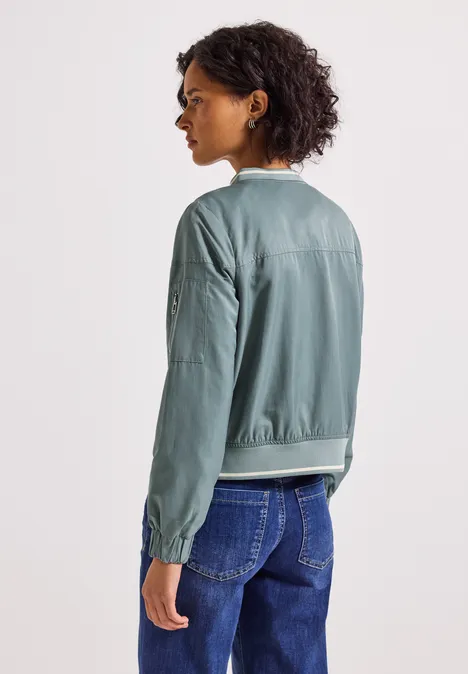 Satin Blouson arona blue