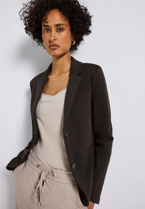 Basic Blazer deep roast brown