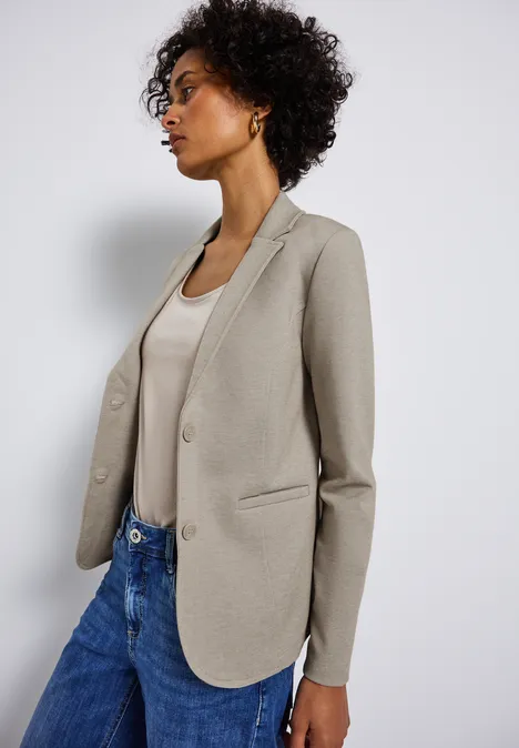 Basic Blazer morning beige mel.