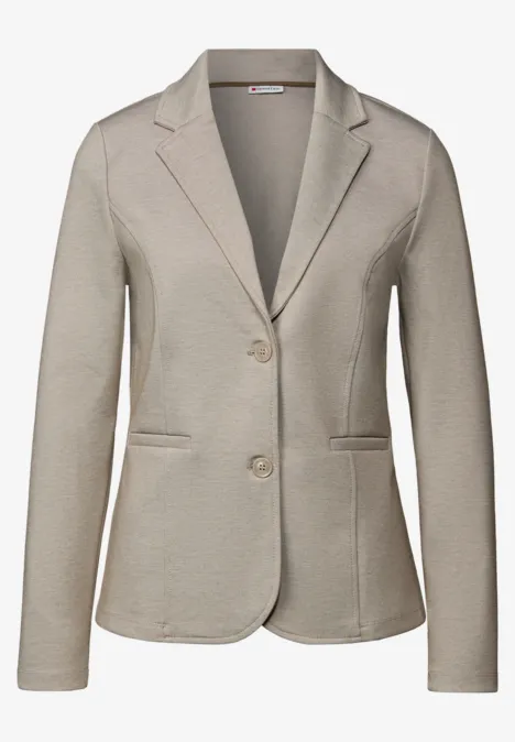 Basic Blazer morning beige mel.