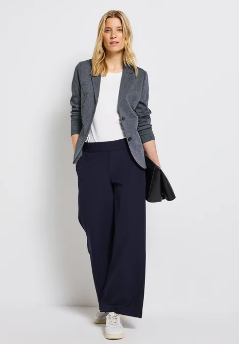 Basic Blazer deep blue melange