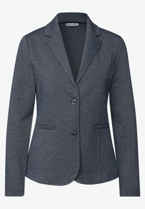 Blazer de base deep blue melange