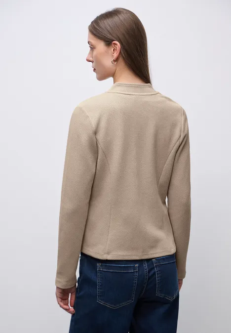 Jacquard Blazer sanded beige