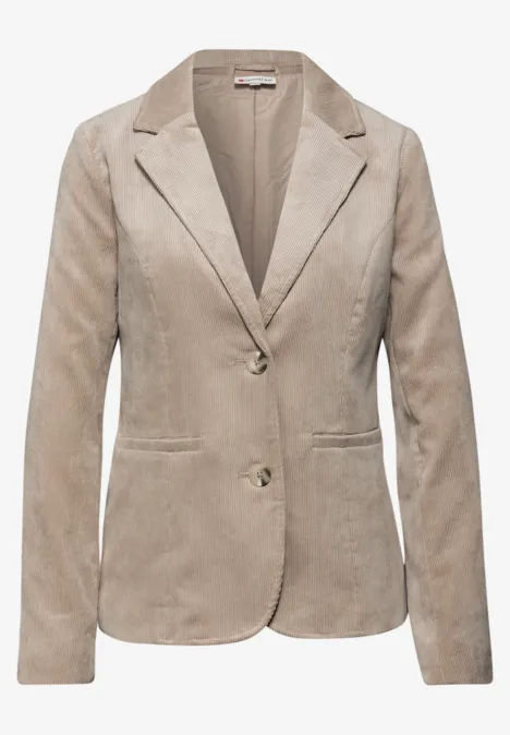 Cordblazer morning beige