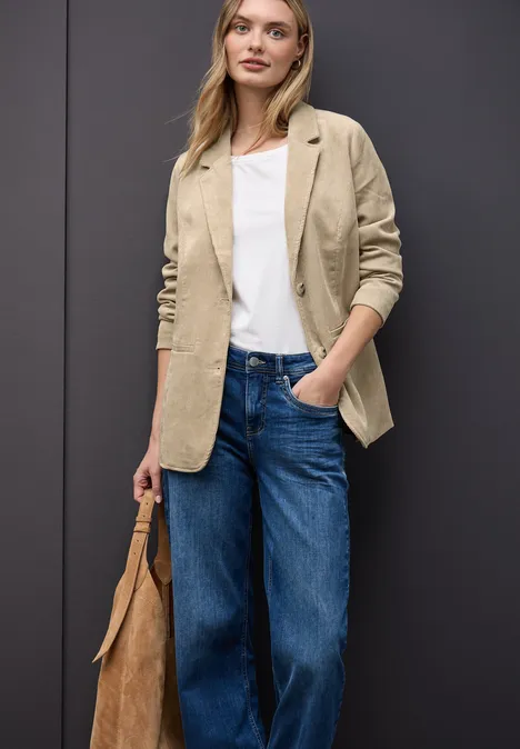 Lange corduroy blazer sanded beige