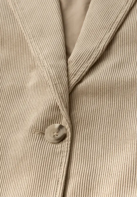 Lange corduroy blazer sanded beige