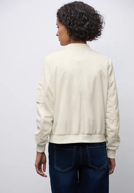 Softer Cord-Blouson soft beige