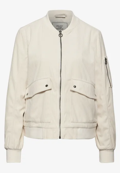 Softer Cord-Blouson soft beige