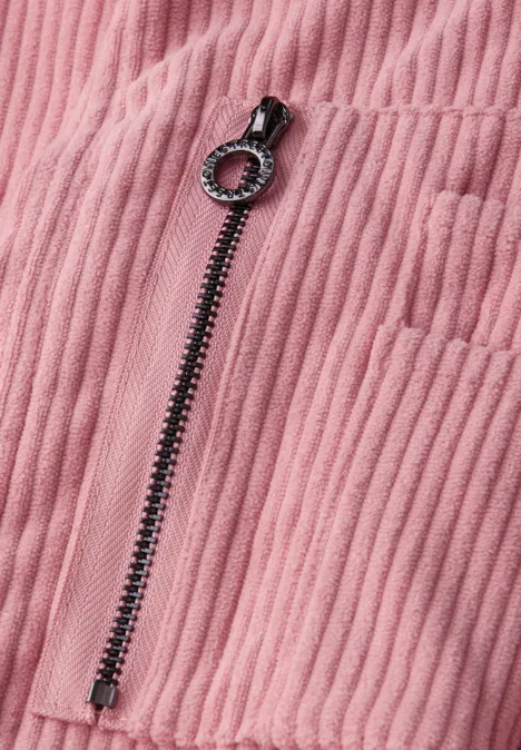 Softer Cord-Blouson powder pink
