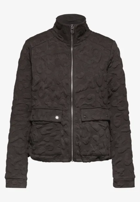 Leo Jacquard Jacke rustic brown mel.