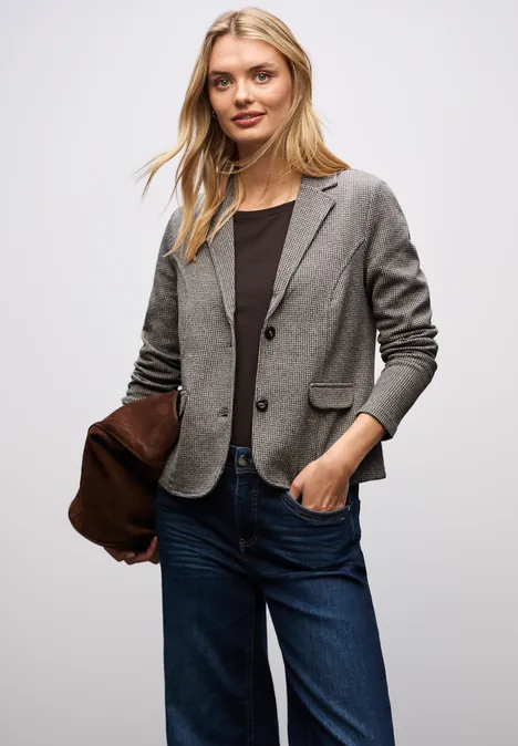 Basic Blazer darkest brown