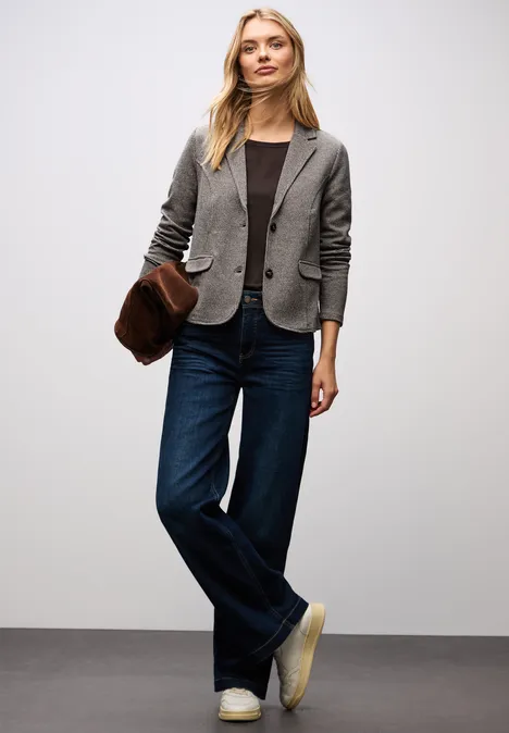 Basic Blazer darkest brown