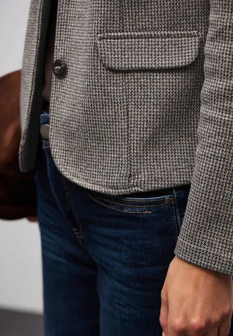 Basic Blazer darkest brown