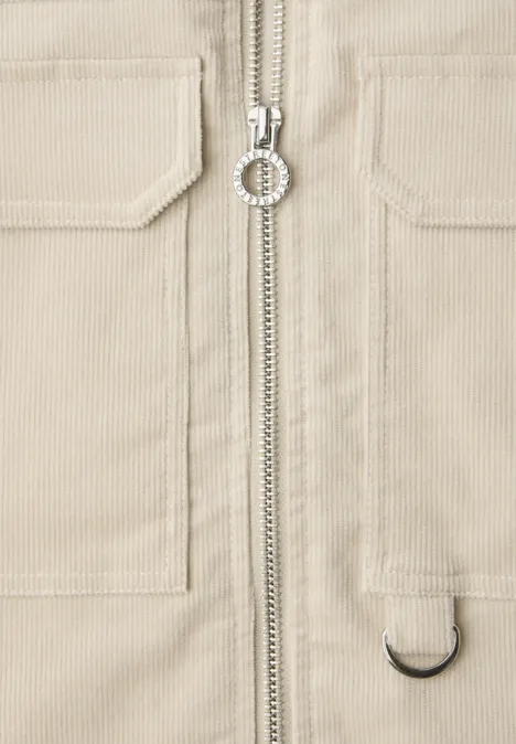 Kort jasje powder beige