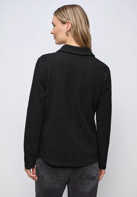 Glitzernder Jacquard Blazer Black Glitzernder Jacquard Blazer Black