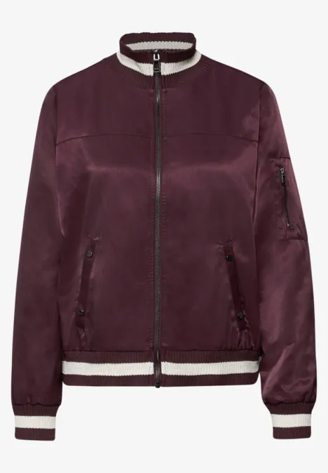 Blouson met college details Jazz Berry Blouson met college details Jazz Berry