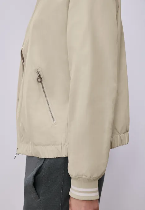 Kurzer Blouson powder beige