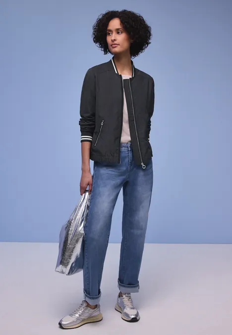 Blouson court Skyfall Blue