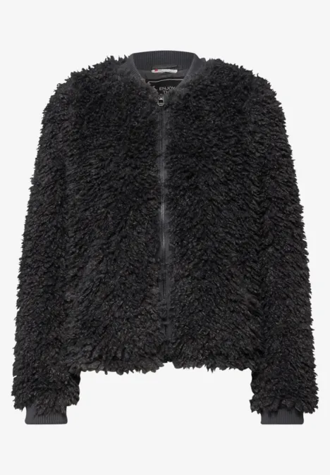 Fake Fur Blouson gravel grey Fake Fur Blouson gravel grey
