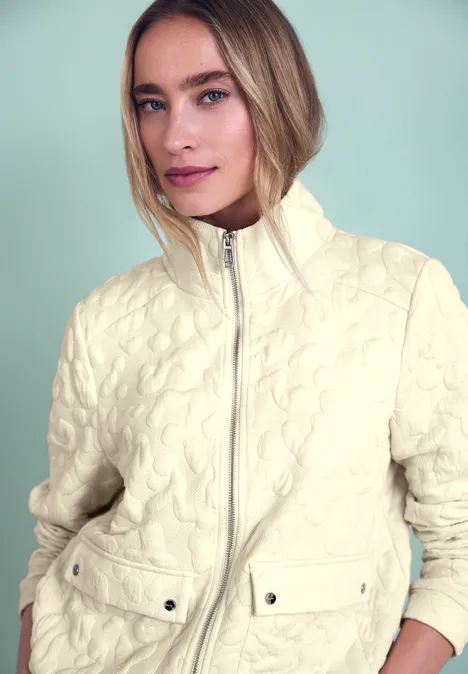 Leo Strukturjacke soft beige