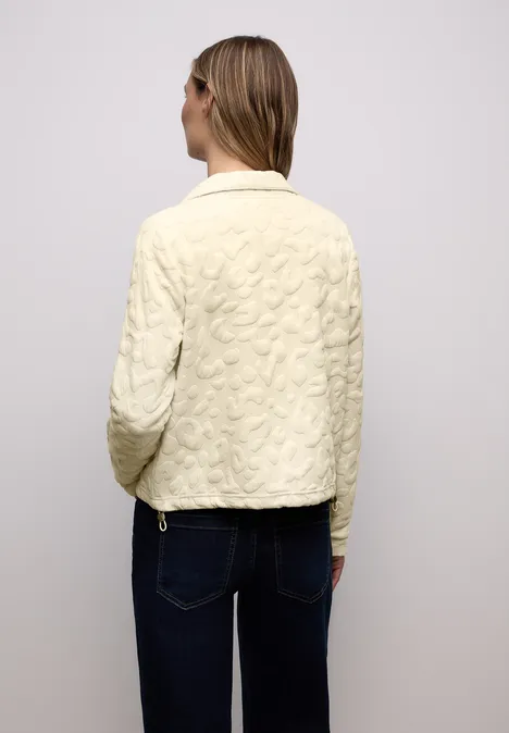 Leo Strukturjacke soft beige