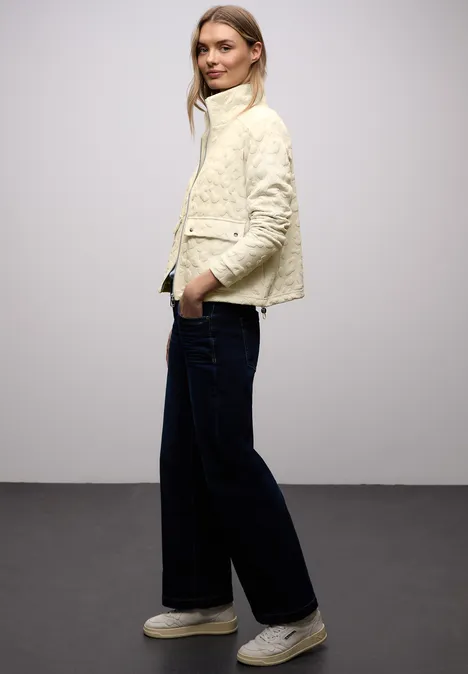 Leo Strukturjacke soft beige