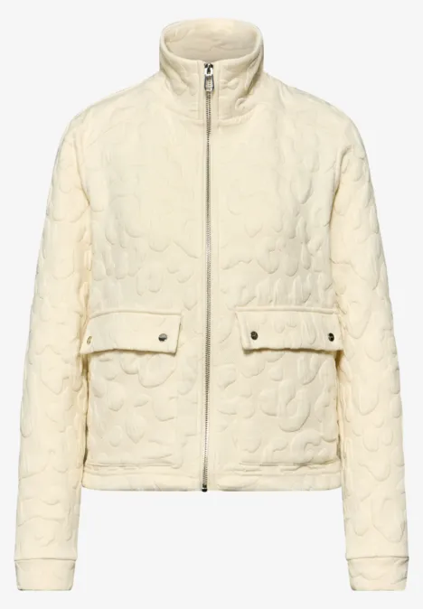 Leo Strukturjacke soft beige