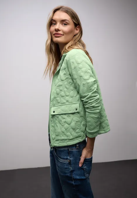Leo Strukturjacke pale mint green