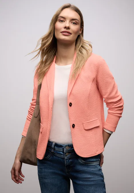 Strukturblazer light apricot