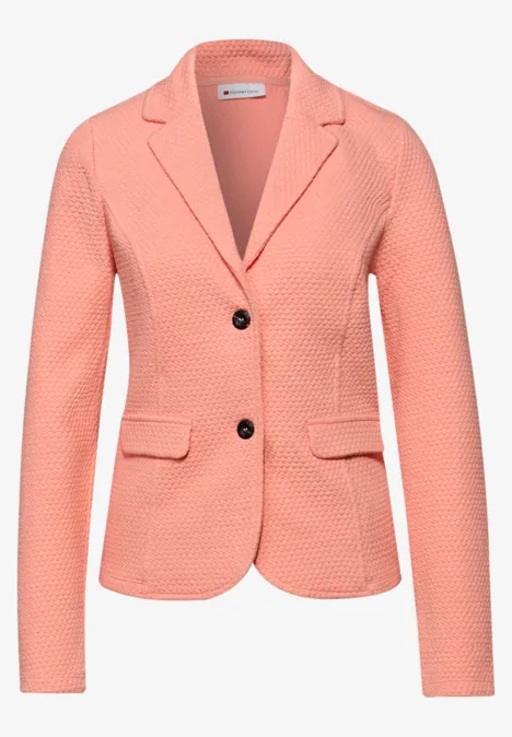 Strukturblazer light apricot