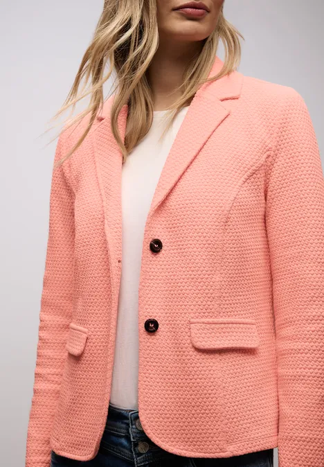 Strukturblazer light apricot