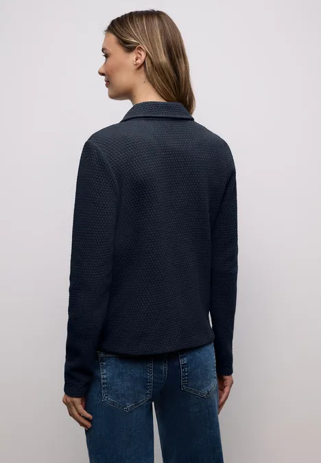 Strukturblazer shadowed navy