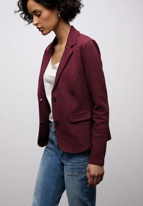 Strukturblazer truffle red Strukturblazer truffle red