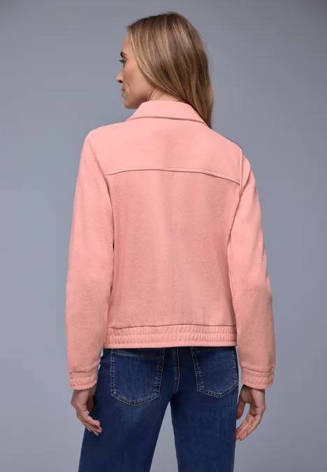 Visgraat blouson light apricot mel.