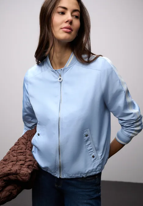 Blouson mit Gallonstreifen original blue