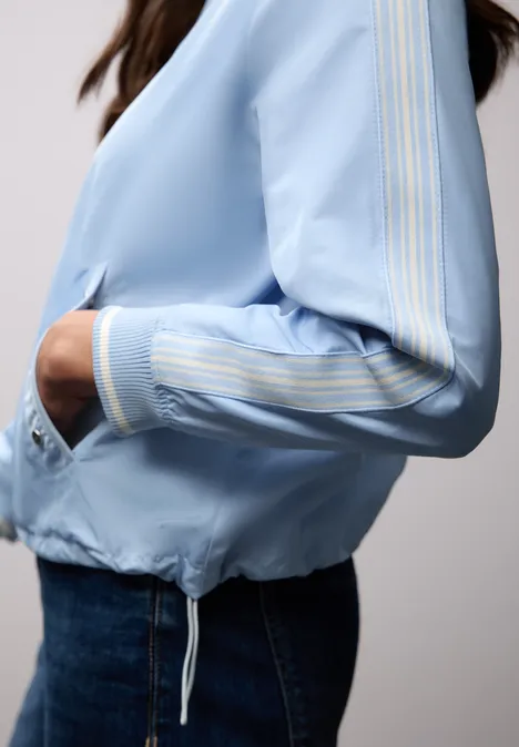 Blouson met galonstrepen original blue