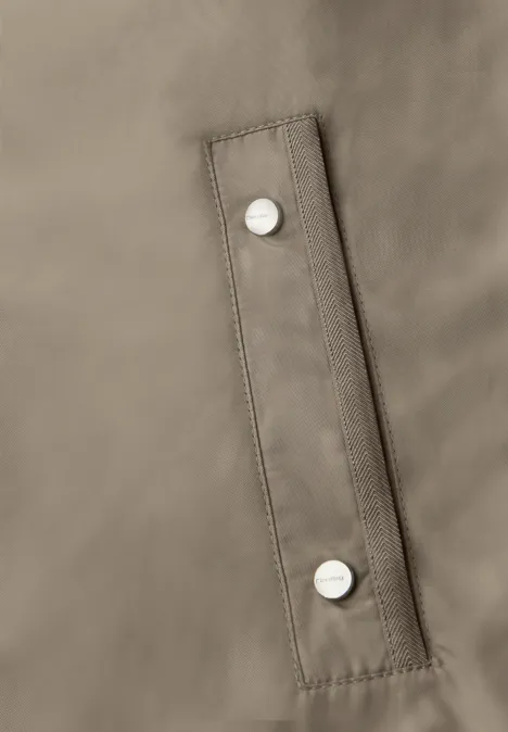 Blouson met galonstrepen light terra mocha