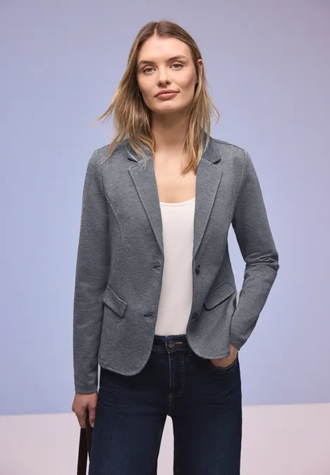 Basic Blazer shadowed navy