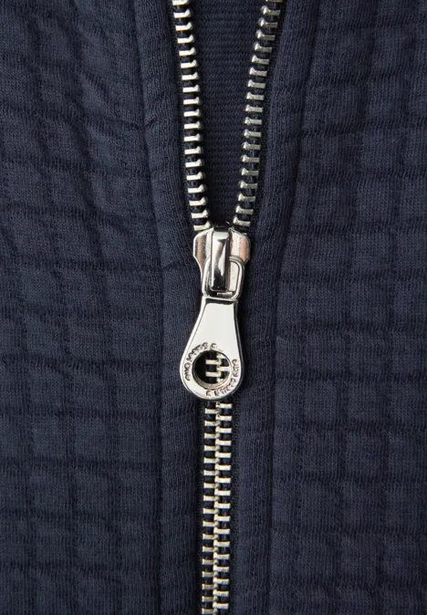 Strukturblouson shadowed navy