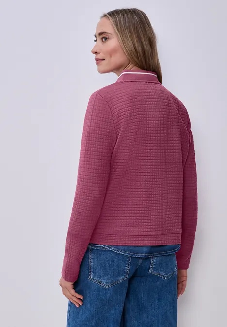 Strukturblouson dark clouded blush