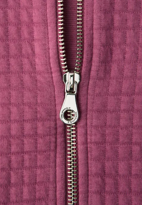 Strukturblouson dark clouded blush