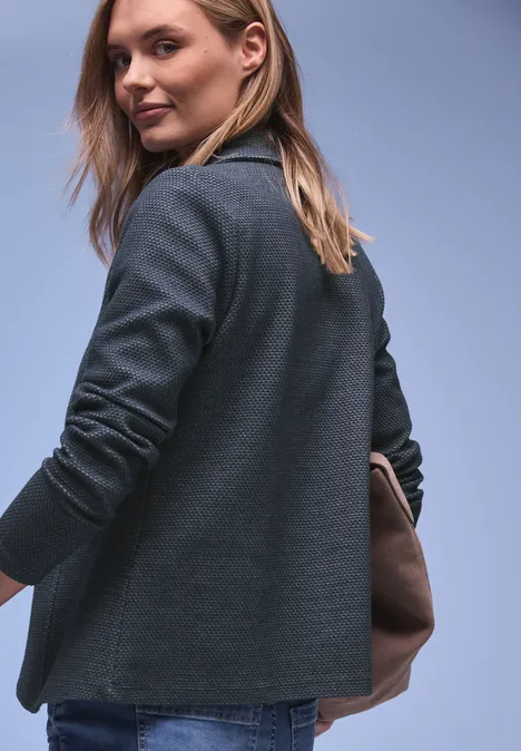 Marynarka basic shadowed navy