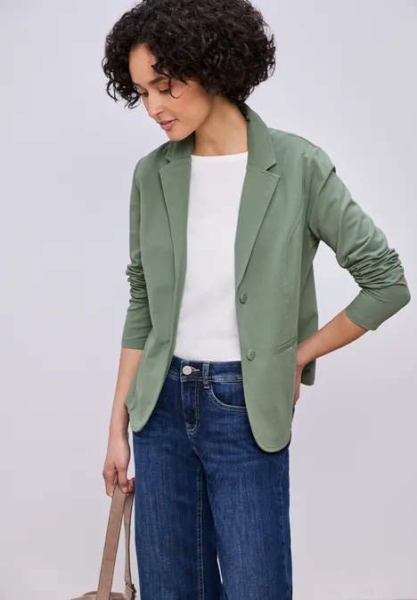 Blazer de base dark serene green