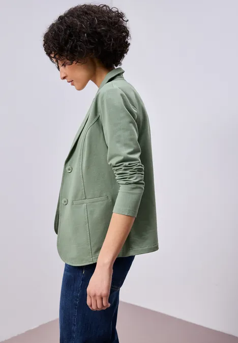 Blazer de base dark serene green