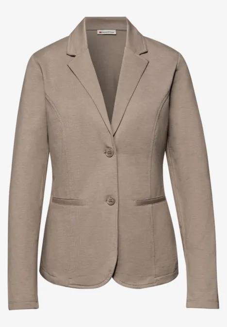 Blazer de base light terra mocha mel.