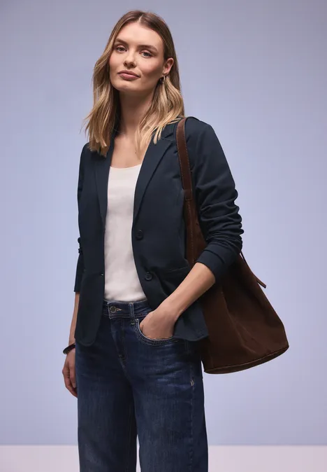 Basic Blazer shadowed navy