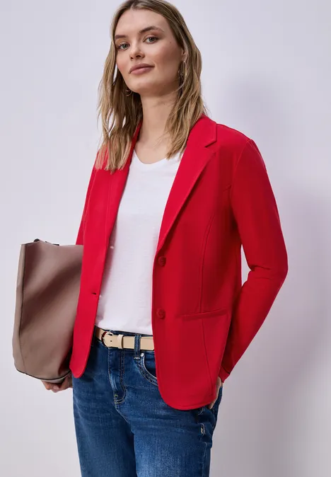 Blazer de base salsa red