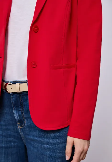 Blazer de base salsa red