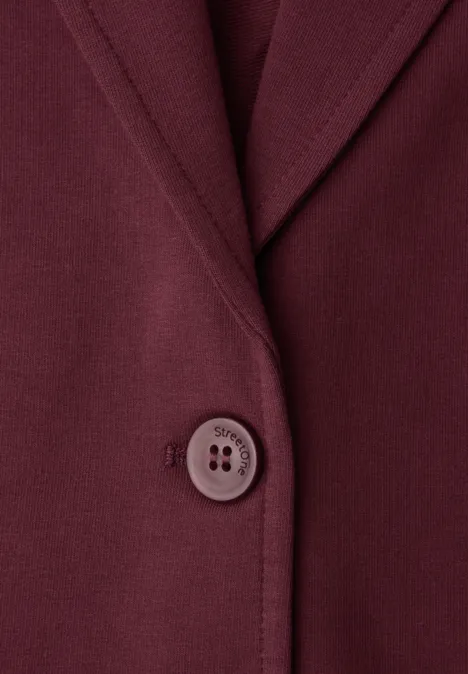 Blazer de base truffle red