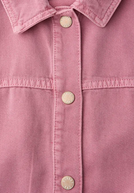 Jeansjacke in pinker Waschung authentic pink washed